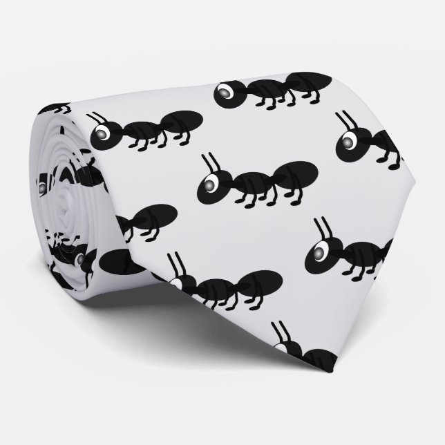 Corbata Diseño de hormiga (Enrollado)