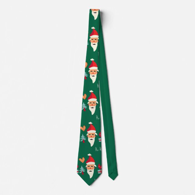 Corbata Diseño de Jolly Santa Navidades (Anverso)