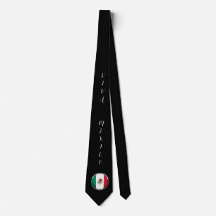 Corbata Diseño de la bandera de México de Guay