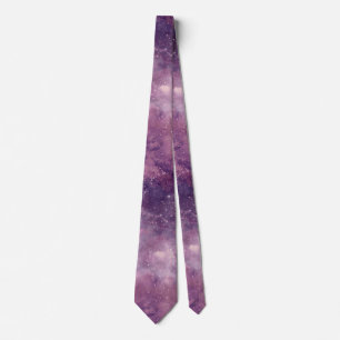 Corbata Diseño de la serie Galaxia Rosa Crepuscular 1