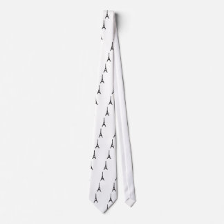 Corbata Diseño de la torre DIY Monogram Eiffel
