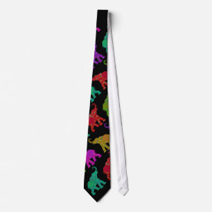 Corbata Diseño de las tejas del modelo del paseo del