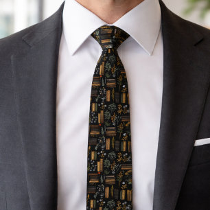 Corbata Diseño de Libros Elegantes - Dark Academia - Libro