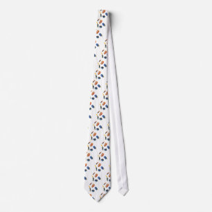Corbata Diseño de los peces de agua salada