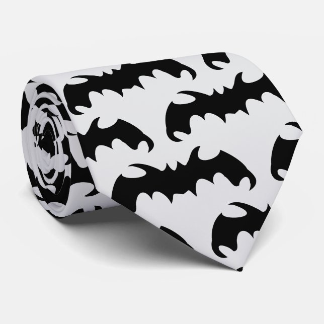 Corbata Diseño de murciélago (Enrollado)