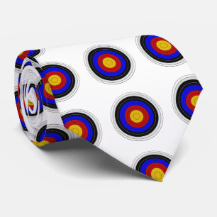 Corbata Diseño de objetivo de tiro con arco