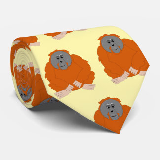 Corbata Diseño de Orangutan