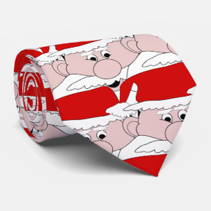 Corbata Diseño de Papá Noel Navidad