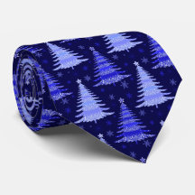 Diseño de patrón azul de árbol de Navidad