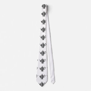 CORBATA DISEÑO DE PATRONES DE CÓDIGO DE BARRAS DE TETERA
