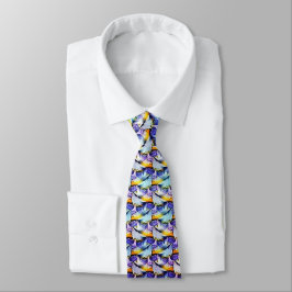 Corbata Diseño de patrones digitales abstractos modernos 1