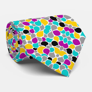Corbata Diseño de patrones sin fisuras coloridos lindos