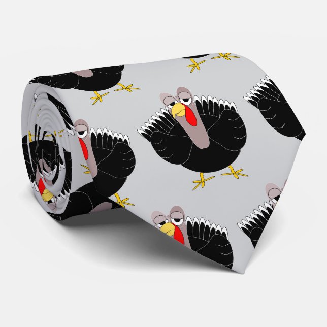 Corbata Diseño de pavo (Enrollado)