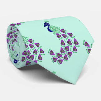 Corbata Diseño de pavo real