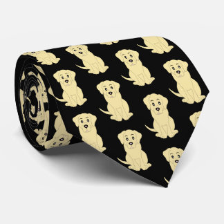 Corbata Diseño de perros amarillos de Labrador