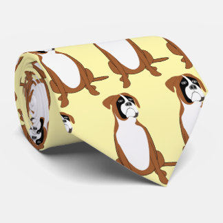 Corbata Diseño de perros Boxer