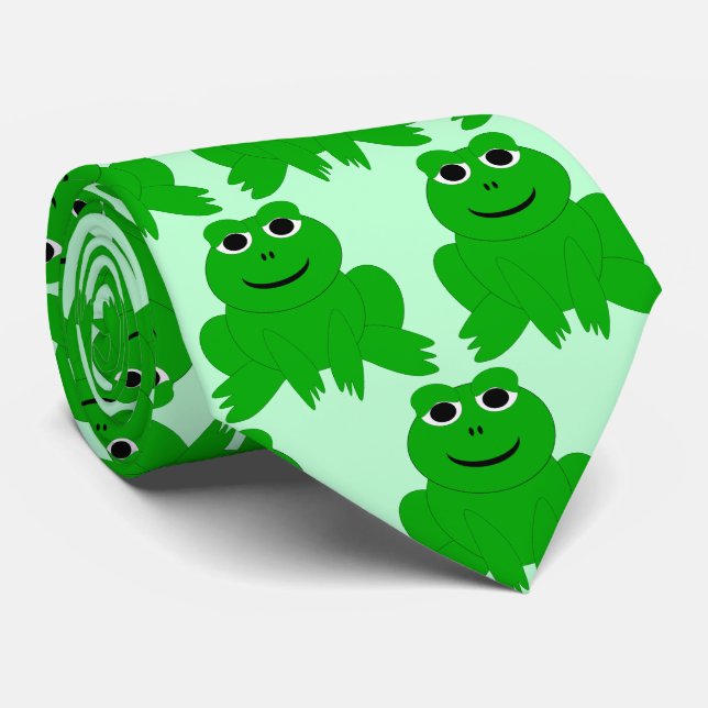 Corbata Diseño de rana (Enrollado)