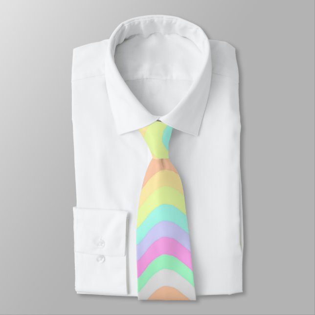 Corbata Diseño de Rayas Coloridas (Atado)