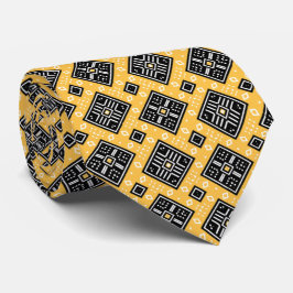 Corbata Diseño de ropa de barro moderno de afro pop Guay