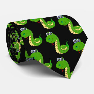 Corbata Diseño de serpientes