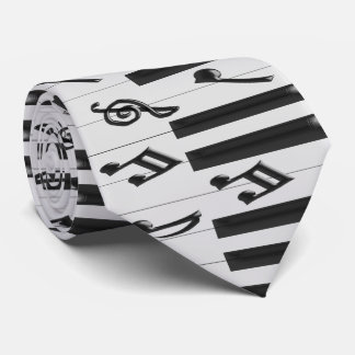 Corbata Diseño de teclado de piano