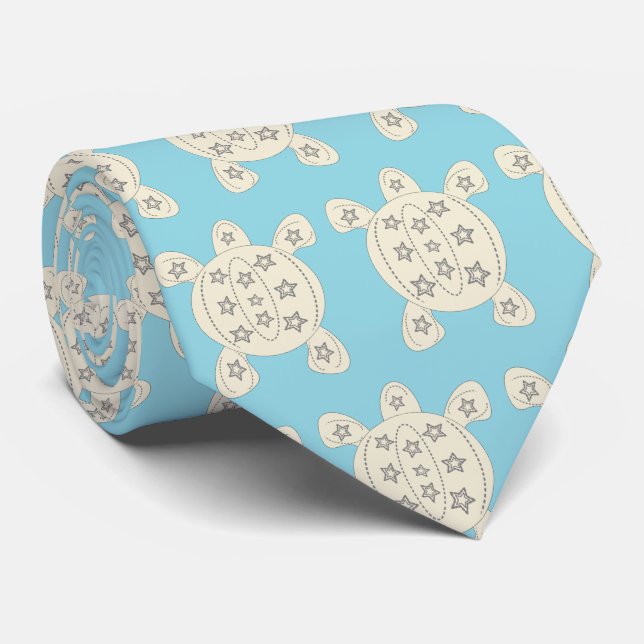 Corbata Diseño de Tortuga (Enrollado)