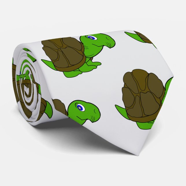 Corbata Diseño de tortuga (Enrollado)