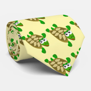 Corbata Diseño de tortuga