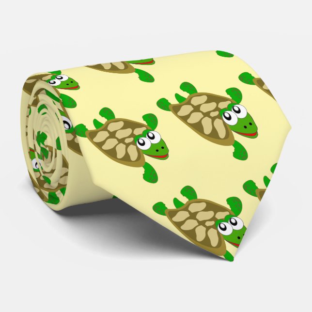 Corbata Diseño de tortuga (Enrollado)