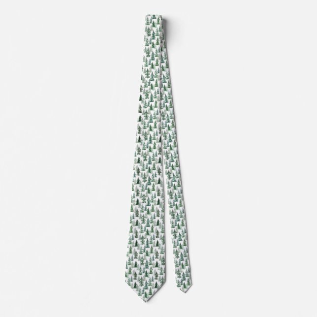 Corbata Diseño de vínculos forestales (Anverso)