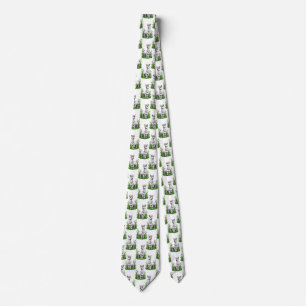 Corbata Diseño del patrón de camello llama Alpaca