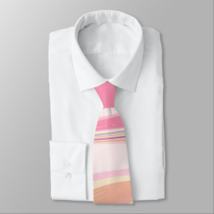 Corbata Diseño estético de pintura líquida de Swirl Rosado