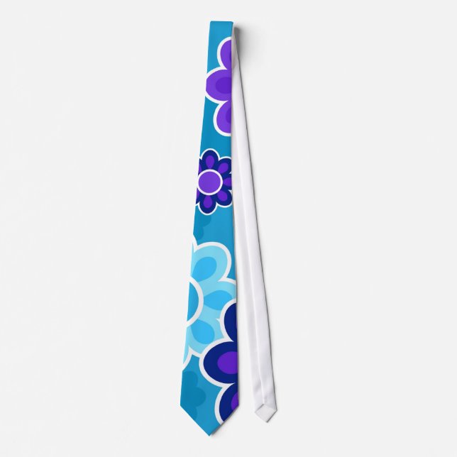 Corbata Diseño floral (Anverso)