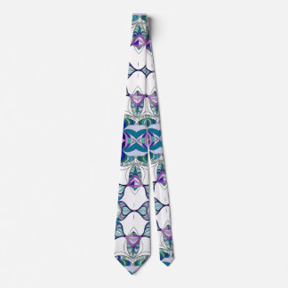 Corbata Diseño floral abstracto en