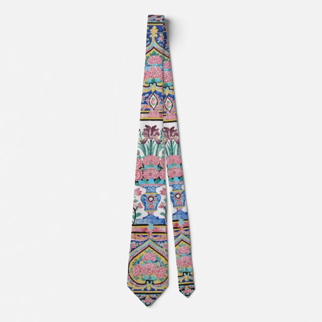 Corbata Diseño floral persa (Anverso)