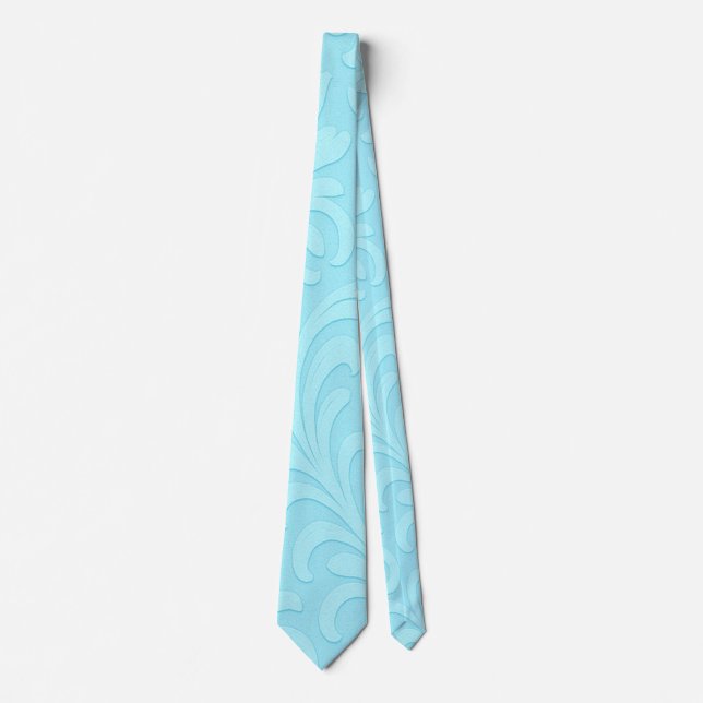 Corbata diseño floral retro (Anverso)