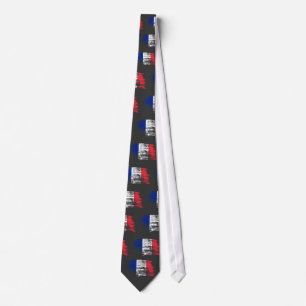 Corbata Diseño francés fresco de la bandera