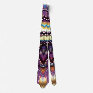 Corbata Diseño geométrico colorido