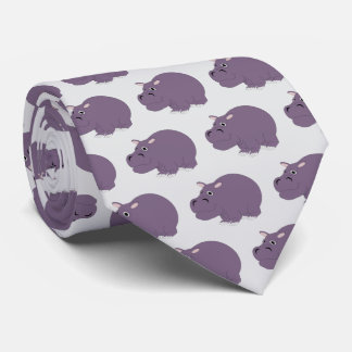 Corbata Diseño hipopótamo