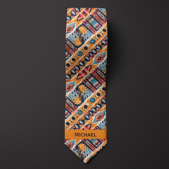 Corbata Diseño inspirado en tribus de Boho (Subido por el creador)