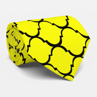 Corbata Diseño marroquí amarillo