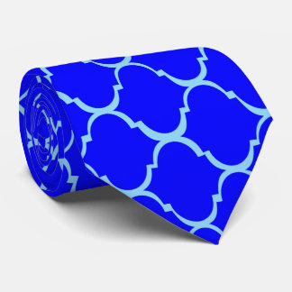 Corbata Diseño marroquí azul