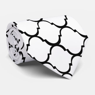 Corbata Diseño marroquí blanco