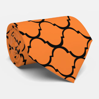 Corbata Diseño marroquí naranja