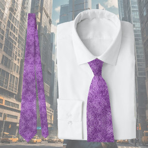 Corbata Diseño moderno y chic en morado con efecto brillo