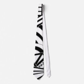 Corbata Diseño monocromático del art déco