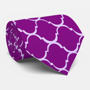 Corbata Diseño morado marroquí