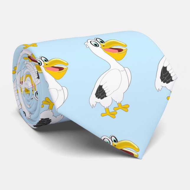 Corbata Diseño Pelicano (Enrollado)