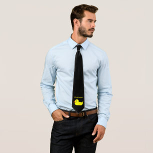 Corbata Diseño personalizado del pato
