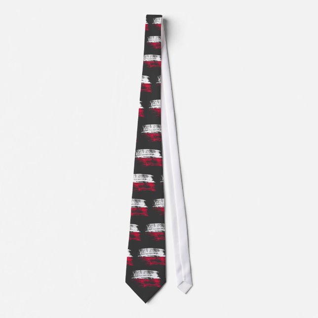 Corbata Diseño polaco fresco de la bandera (Anverso)